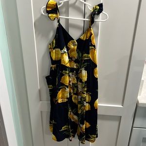 Girls lemon sundress
